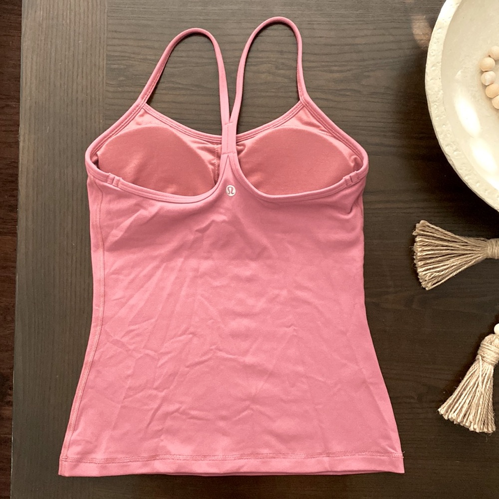 Lululemon athletica Power Y tank workout top built in bra